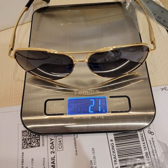 🌞POLARIZED UNISEX PILOTS SUNGLASSES 🕶 - Picture 11 of 12